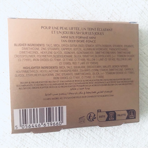 87-CHARLOTTE TIBURY MINI HOLLYWOOD BLUSH & GLOW PALETTE - Picture 5 of 7